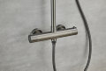 Dusjsett m/termostat Ø250 mm gunmetal